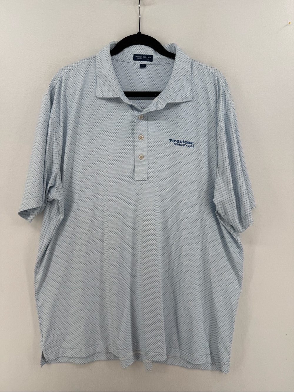 Peter Millar Crown Crafted Polo Shirt XXL Firestone Country Club Performance